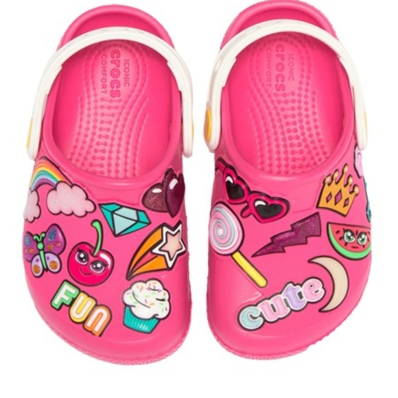 CROCS Other - Crocs Playful Patches Slip-On little girls sz 3 Ne